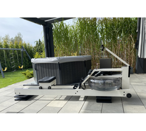 Веслувальний тренажер водний WaterRower Blanc S4 Oak білий Веслувальний тренажер водний WaterRower Blanc S4 Oak білий
