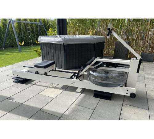 Веслувальний тренажер водний WaterRower Blanc S4 Oak білий Веслувальний тренажер водний WaterRower Blanc S4 Oak білий