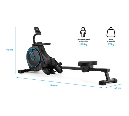 Веслувальний тренажер GYMTEK XR1000 Веслувальний тренажер GYMTEK XR1000