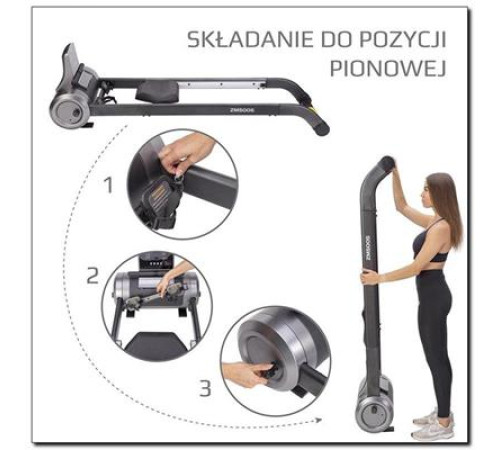 Веслувальний тренажер ZM5005 HMS – сірий 