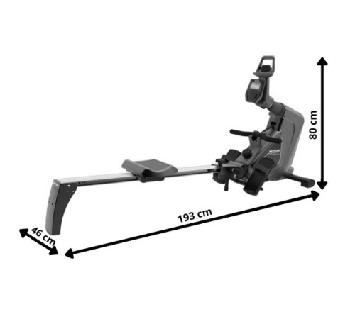 Веслувальний тренажер магнітний KETTLER AXOS ROWER 2.0 чорний Веслувальний тренажер магнітний KETTLER AXOS ROWER 2.0 чорний