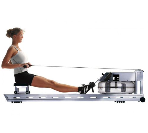 Веслувальний тренажер водний WaterRower S1 LoRise S4 Steel сірий Веслувальний тренажер водний WaterRower S1 LoRise S4 Steel сірий
