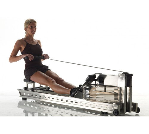 Веслувальний тренажер водний WaterRower S1 LoRise S4 Steel сірий Веслувальний тренажер водний WaterRower S1 LoRise S4 Steel сірий
