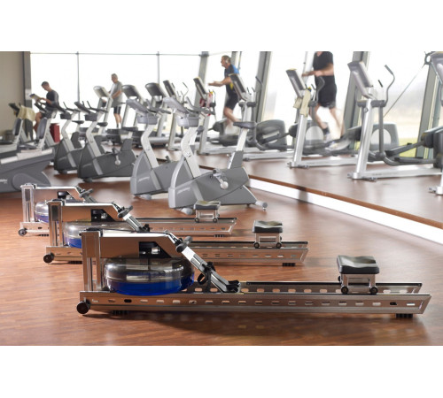 Веслувальний тренажер водний WaterRower S1 LoRise S4 Steel сірий Веслувальний тренажер водний WaterRower S1 LoRise S4 Steel сірий
