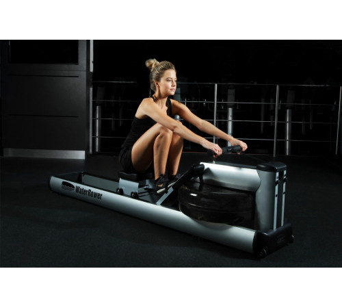 Веслувальний тренажер водний WaterRower M1 LoRise S4 Aluminum сірий Веслувальний тренажер водний WaterRower M1 LoRise S4 Aluminum сірий