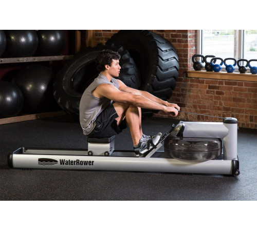 Веслувальний тренажер водний WaterRower M1 LoRise S4 Aluminum сірий Веслувальний тренажер водний WaterRower M1 LoRise S4 Aluminum сірий