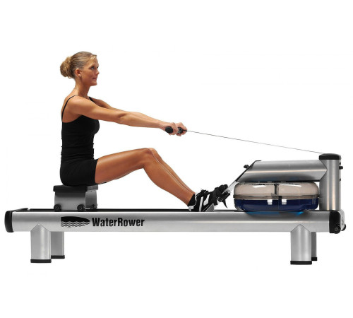 Веслувальний тренажер водний WaterRower M1 HiRise S4 Aluminum сірий Веслувальний тренажер водний WaterRower M1 HiRise S4 Aluminum сірий