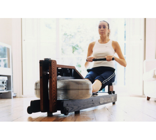 Веслувальний тренажер водний WaterRower Club S4 Ash чорний Веслувальний тренажер водний WaterRower Club S4 Ash чорний