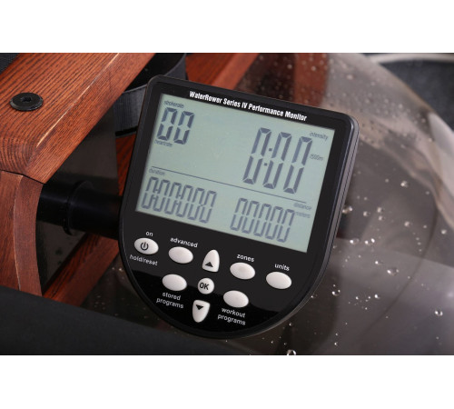 Веслувальний тренажер водний WaterRower Club S4 Ash чорний Веслувальний тренажер водний WaterRower Club S4 Ash чорний