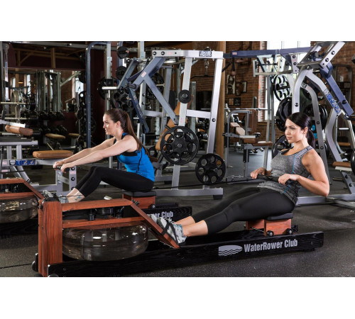 Веслувальний тренажер водний WaterRower Club S4 Ash чорний Веслувальний тренажер водний WaterRower Club S4 Ash чорний