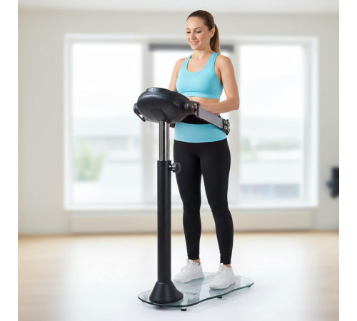 Вібраційний масажний пояс inSPORTline TrimBelt чорний