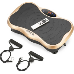 Вібраційна платформа GYMTEK XP500, чорно-золотиста