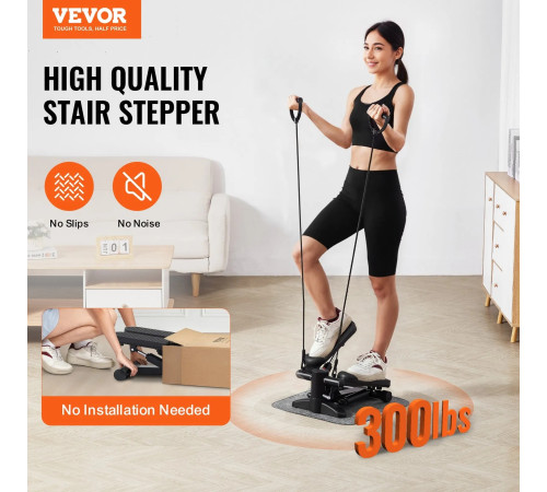 Степер сходинка VEVOR RB-SP03, чорний