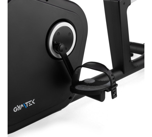 Велотренажер горизонтальний електромагнітний Gymtek XBR8000, чорний