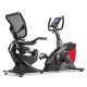 Велотренажер горизонтальний магнітний Hop-Sport HS-070L Helix iConsole+ чорно-червоний