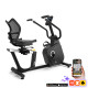Велотренажер горизонтальний магнітний inSPORTline ZenSeat 100, чорний
