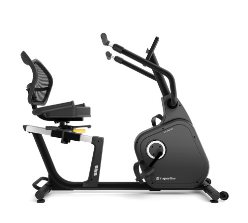 Велотренажер горизонтальний магнітний inSPORTline ZenSeat 100, чорний