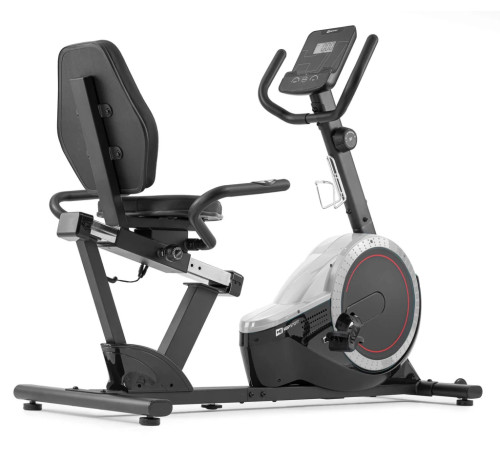 Велотренажер горизонтальний магнітний Hop-Sport HS-060L Pulse 2020 сріблястий