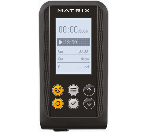 Веслувальний тренажер Matrix MX‑Rower 16 чорний