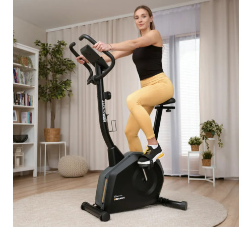 Велотренажер магнітний Hop-Sport HS-4000H Grant чорно-золотистий