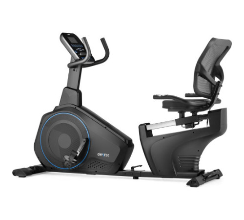 Велотренажер горизонтальний електромагнітний Gymtek XBR6000, синій