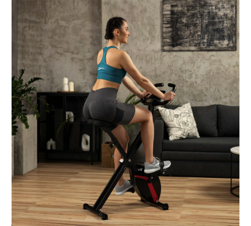 Велотренажер магнітний Hop-Sport HS-3020X Quest X-Bike чорно-червоний Велотренажер магнітний Hop-Sport HS-3020X Quest X-Bike чорно-червоний