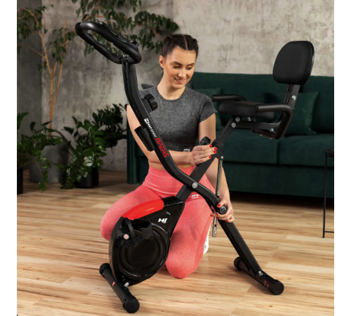 Велотренажер Hop-Sport HS-3030X Apeks X-Bike чорний Велотренажер Hop-Sport HS-3030X Apeks X-Bike чорний