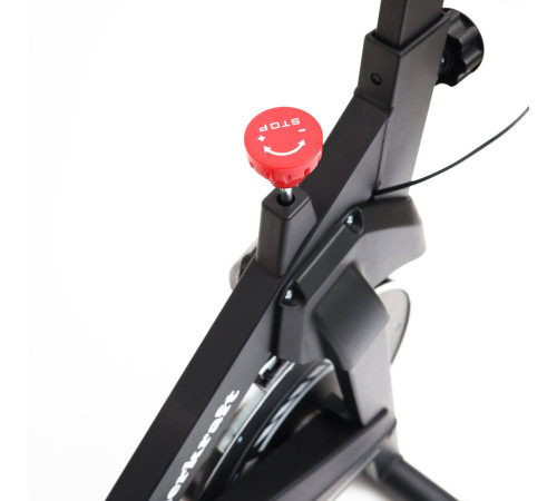 Велотренажер Bauerkraft чорно-білий