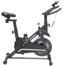 Велотренажер Bauerkraft чорно-білий