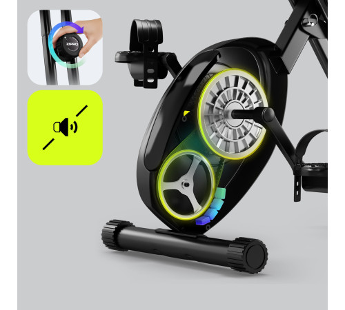 Велотренажер Zipro Eclipse X чорний