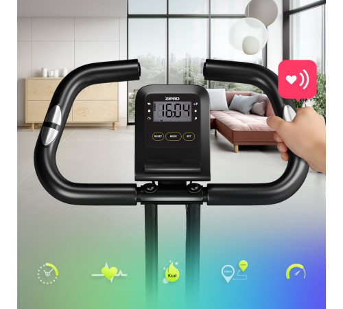 Велотренажер Zipro Eclipse X чорний