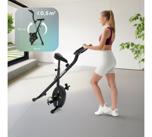 Велотренажер Zipro Eclipse X чорний