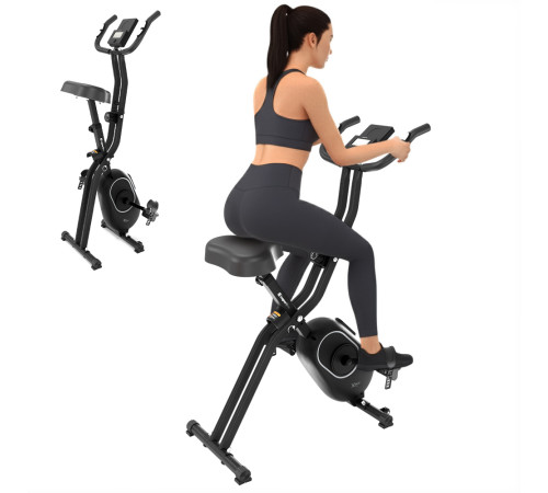 Велотренажер механічний inSPORTline Xbike Lite 29821, чорний
