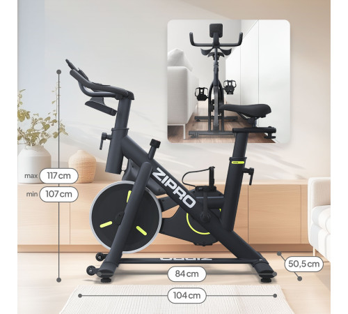 Велотренажер механічний Zipro Modo