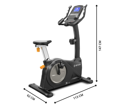 Велотренажер SHUA SH‑B6500U, чорний