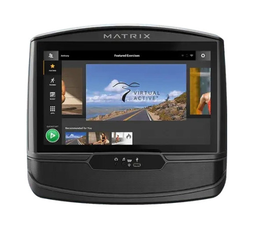 Велотренажер горизонтальний Matrix R30 з консоллю XIR чорний