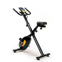 Велотренажер магнітний Besport BS-1560 XRAY чорно-жовтий