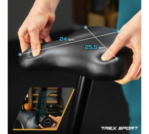 Велотренажер магнітний Trex Sport TX-350MB RIZE чорний