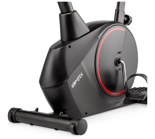 Велотренажер магнітний Gymtek XB1500, чорно-червоний
