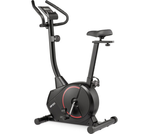 Велотренажер магнітний Gymtek XB1500, чорно-червоний