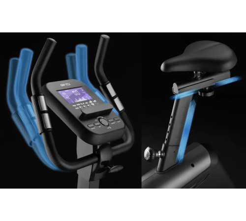 Велотренажер електромагнітний Gymtek XB4500 чорно-синій