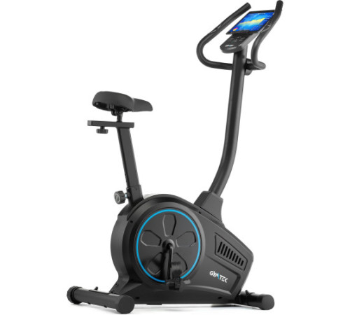Велотренажер електромагнітний Gymtek XB2000, чорно-синій