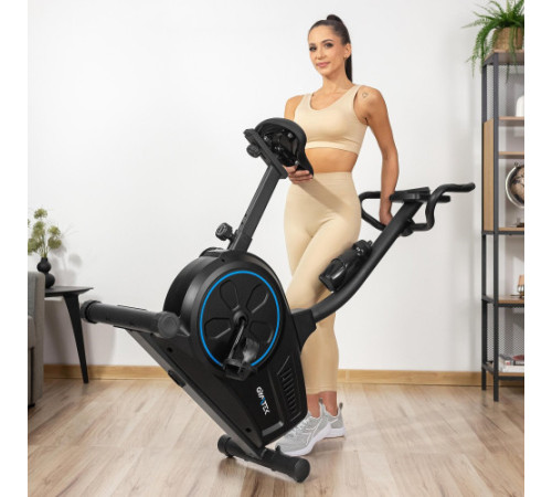 Велотренажер електромагнітний Gymtek XB2000, чорно-синій