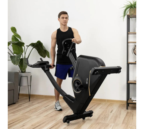 Велотренажер електромагнітний Gymtek XB4500 чорно-золотистий