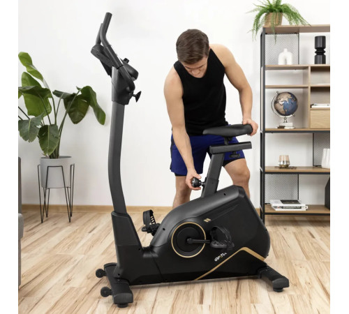 Велотренажер електромагнітний Gymtek XB4500 чорно-золотистий