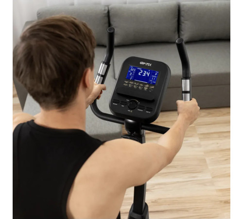 Велотренажер електромагнітний Gymtek XB4500 чорно-золотистий