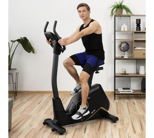Велотренажер електромагнітний Gymtek XB4500 чорно-золотистий