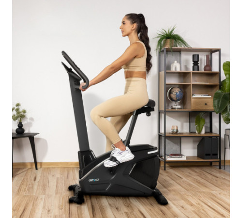 Велотренажер електромагнітний Gymtek XB2600, чорно-сріблястий
