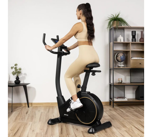 Велотренажер електромагнітний Gymtek XB2500 чорно-золотистий