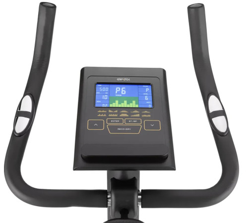 Велотренажер електромагнітний Gymtek XB2500 чорно-золотистий